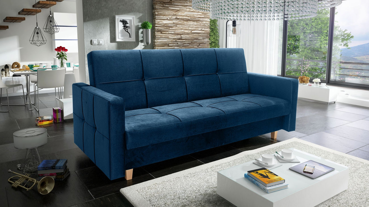 SOFA BED COSMO 210cm KRONOS 09 / SPRINGS + FOAM