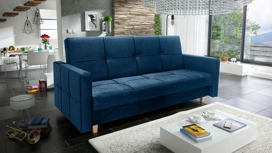 SOFA BED COSMO 210cm KRONOS 09 / SPRINGS + FOAM