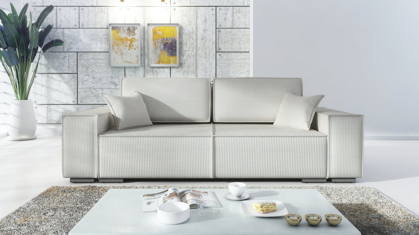 SOFA BED FIORD POSO 100 250cm / SPRINGS + FOAM