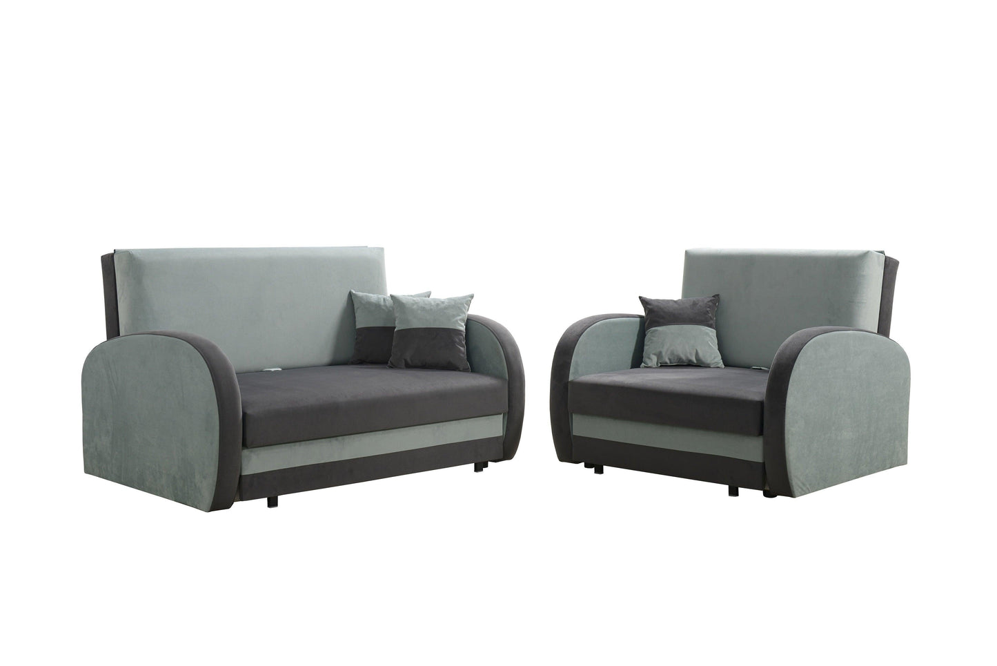 SINGLE SOFA BED TOLA 100CM *CHOICE OF COLORS* EASY CLEAN FABRIC / FOAM