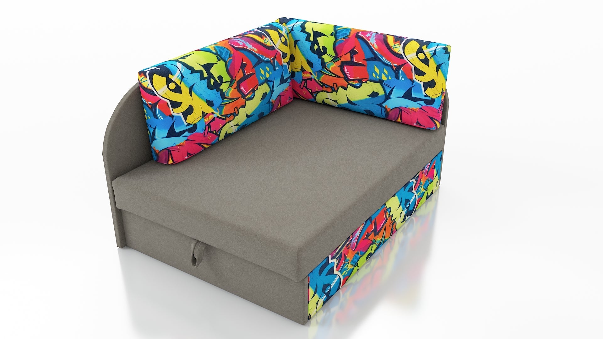 UNIVERSAL CORNER SOFA BED KUBUS CUBE Children room CHOICE OF COLORS