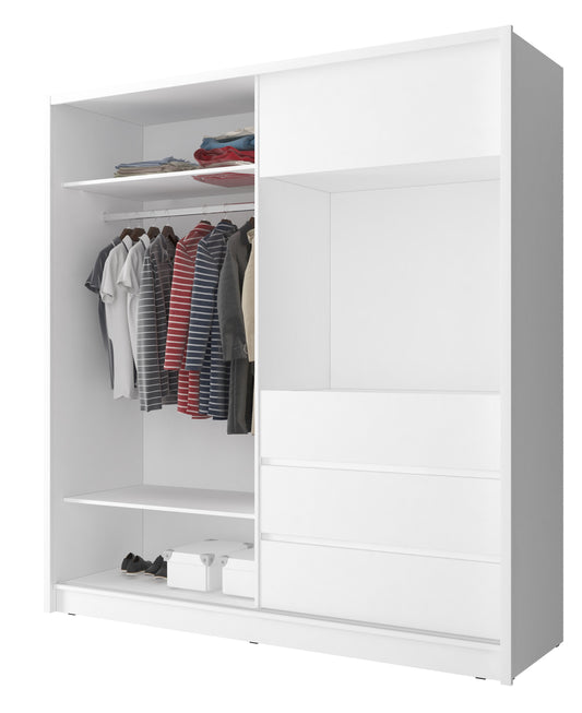 SLIDING DOOR WARDROBE TV 200M GRAPHITE