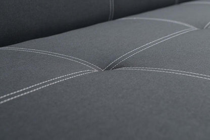 SOFA BED AXEL 195CM SAWANA 14 BLACK / SPRINGS + FOAM