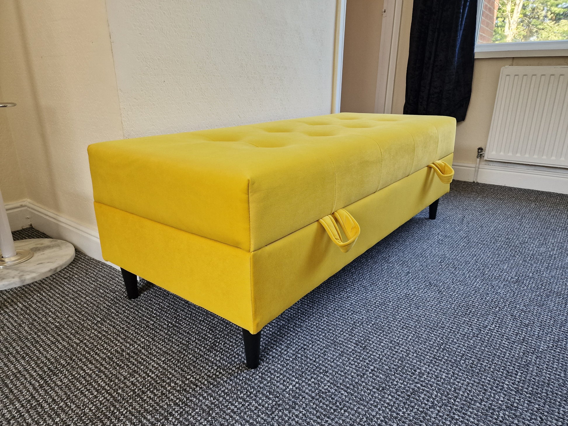OTTOMAN STORAGE BOX 129X55CM MATCHING WITH SOFA BRIAN AND PALMO CHOICE OF COLORS