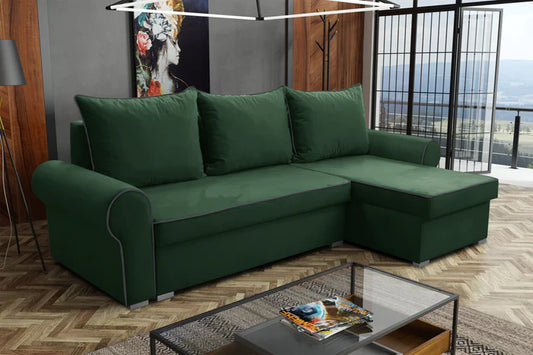 UNIVERSAL CORNER SOFA BED LORD 244cm 2X STORAGE SPACE 35+16  / FOAM