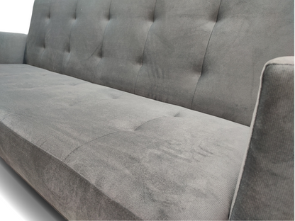 SOFA BED NEO 218cm  / SPRINGS + FOAM CHOICE OF COLOR EASY CLEAN FABRIC