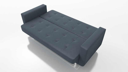 SOFA BED NEO 218cm  / SPRINGS + FOAM CHOICE OF COLOR EASY CLEAN FABRIC