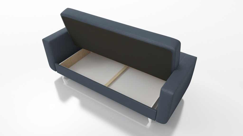 SOFA BED NEO 218cm  / SPRINGS + FOAM CHOICE OF COLOR EASY CLEAN FABRIC