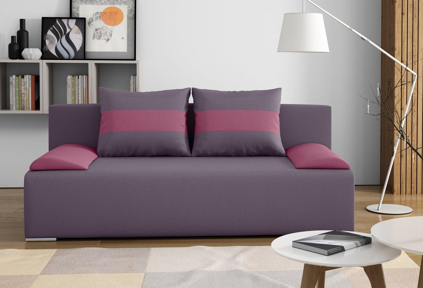 SOFA BED VERA 197CM CHOICE OF COLOR / FOAM