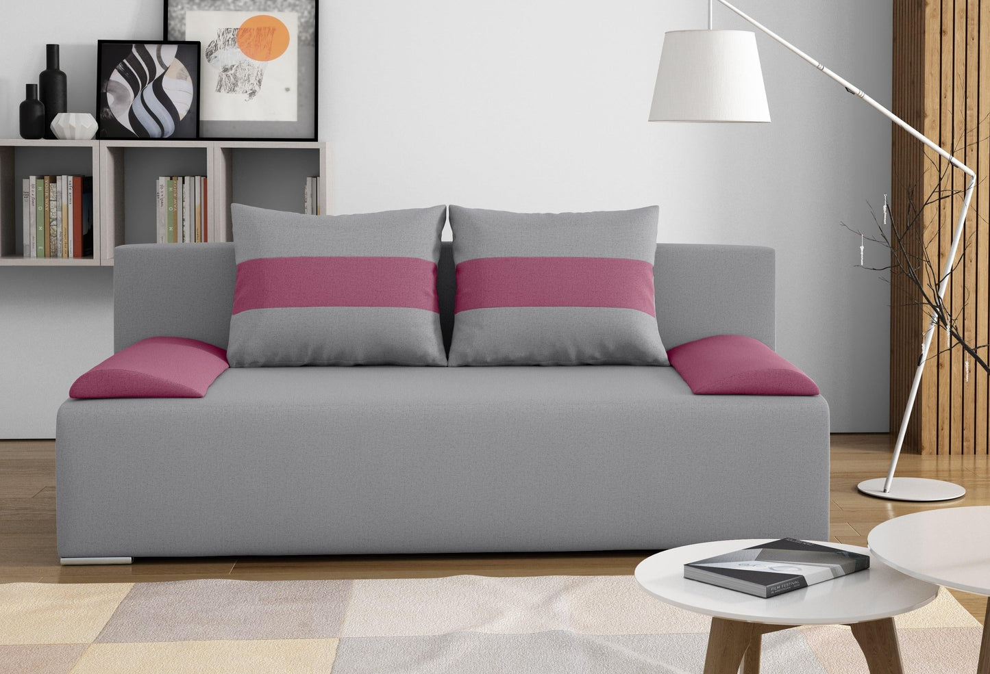 SOFA BED VERA 197CM CHOICE OF COLOR / FOAM