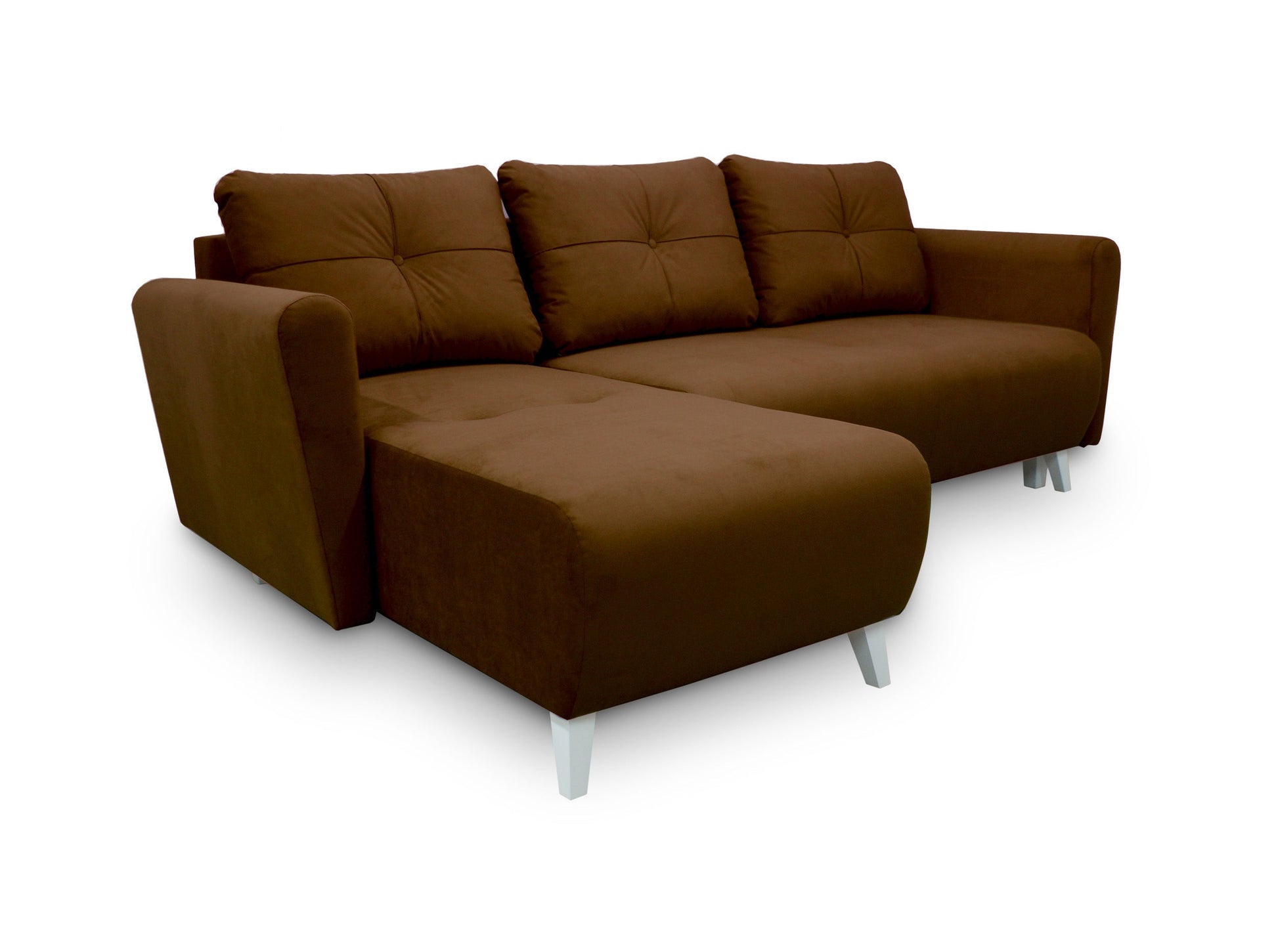 CORNER SOFA BED MONE UNIVERSAL 228cm EASY CLEAN FABRIC CHOICE OF COLOR / BONELL SPRINGS + FOAM