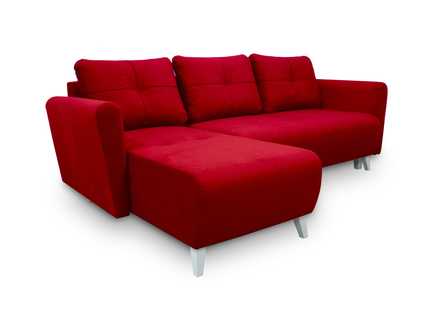 CORNER SOFA BED MONE UNIVERSAL 228cm EASY CLEAN FABRIC CHOICE OF COLOR / BONELL SPRINGS + FOAM