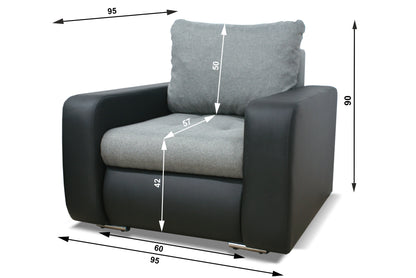 ARMCHAIR DAVY 95CM