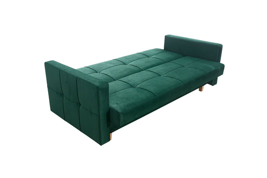 SOFA BED COSMO 210cm  / SPRINGS + FOAM CHOICE OF COLOR EASY CLEAN FABRIC