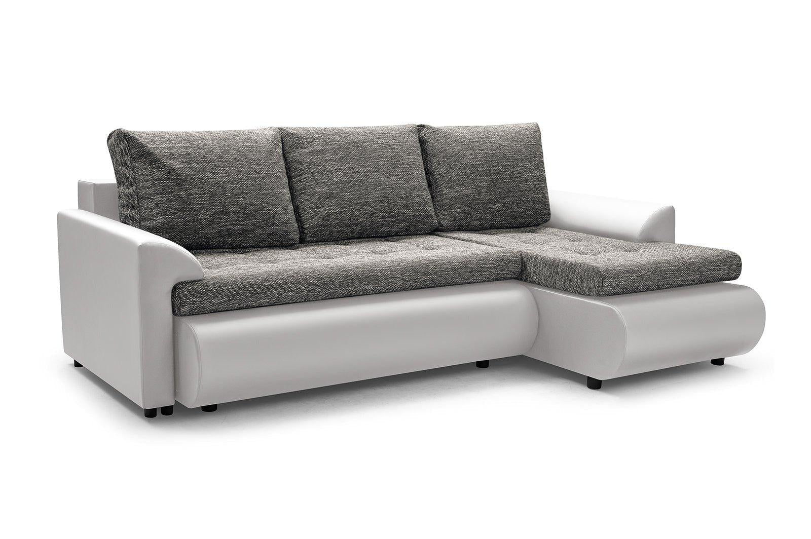 CORNER SOFA BED PRADO LAWA 5/17 226CM / SPRINGS + FOAM