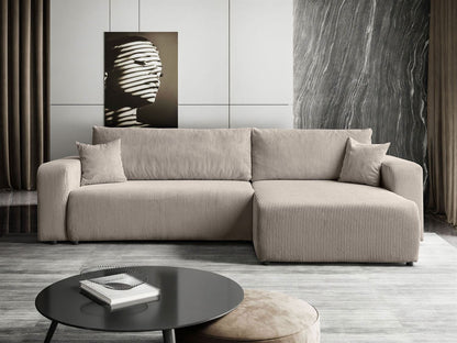 CORNER SOFA BED TOREZIO XL 277CM SPRINGS + FOAM