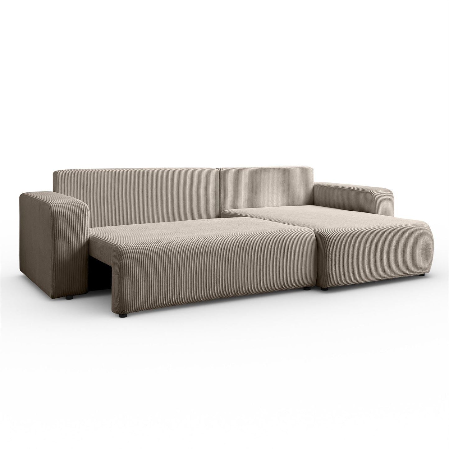 CORNER SOFA BED TOREZIO XL 277CM SPRINGS + FOAM