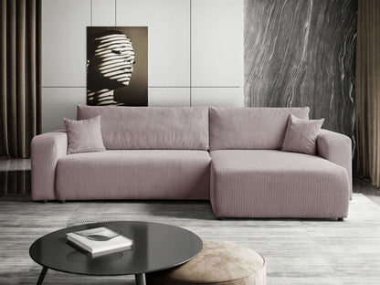 CORNER SOFA BED TOREZIO XL 277CM SPRINGS + FOAM