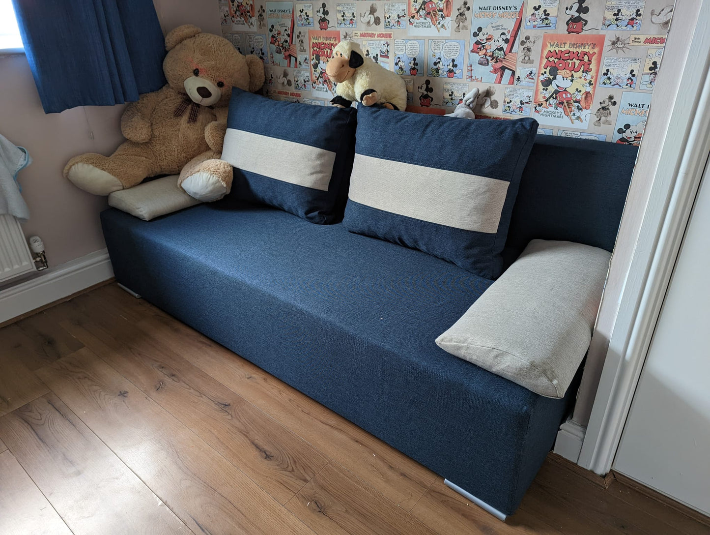 SOFA BED VERA 197CM CHOICE OF COLOR / FOAM