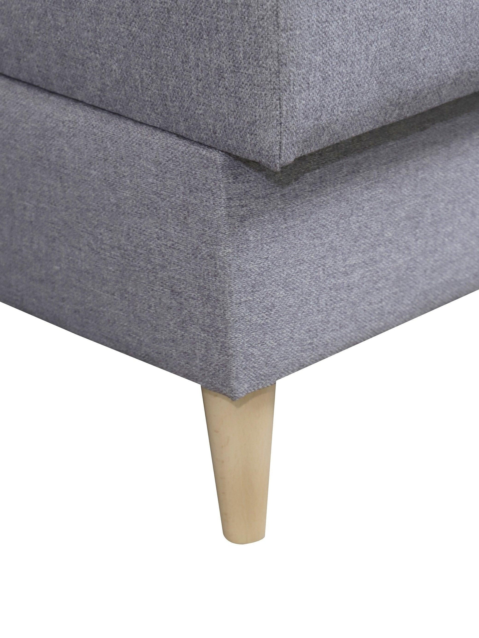 CORNER SOFA BED PALMO 2X STORAGE SPACE GRAPHITE MALMO 96 240cm universal RIGHT/LEFT CORNER / BONELL SPRINGS + FOAM