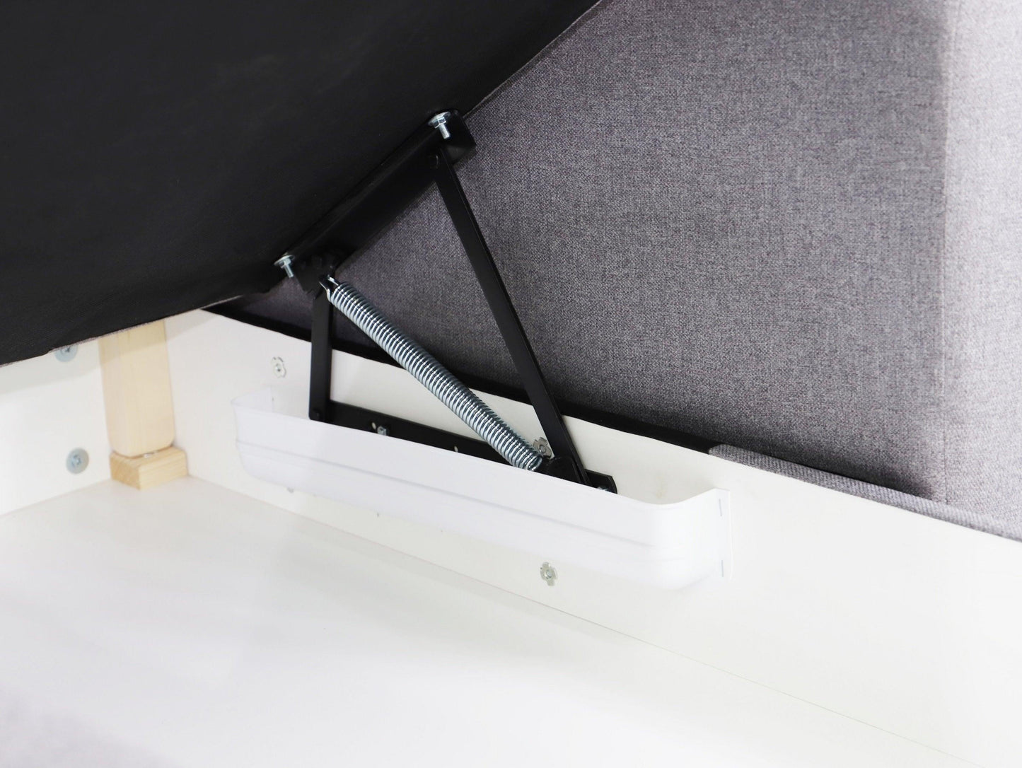 CORNER SOFA BED PALMO 2X STORAGE SPACE GRAPHITE MALMO 96 240cm universal RIGHT/LEFT CORNER / BONELL SPRINGS + FOAM