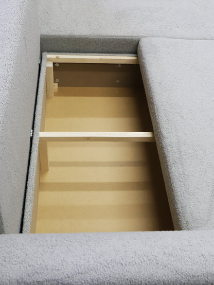 CORNER SOFA BED OSLO WITH OPTIONAL STOLL