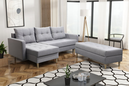 OTTOMAN STORAGE BOX 129X55CM MATCHING WITH SOFA BRIAN AND PALMO CHOICE OF COLORS