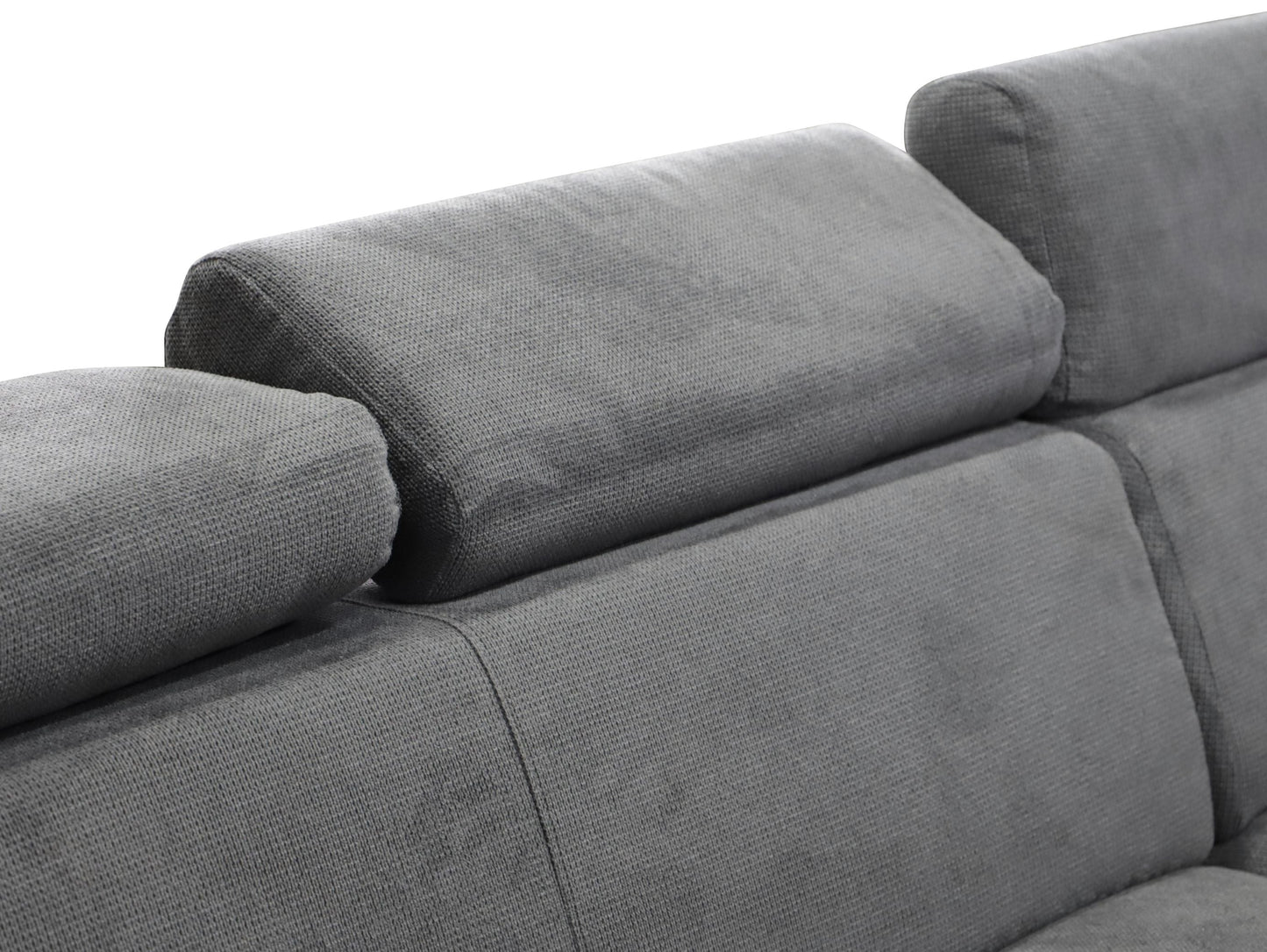 UNIVERSAL CORNER SOFA BED ASTEE 235CM EASY CLEAN FABRIC ADJUSTABLE HEADREST CHOICE OF COLORS / SPRINGS + FOAM