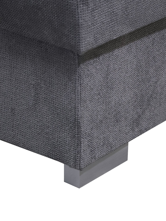 UNIVERSAL CORNER SOFA BED ASTEE 235CM ASTI27 EASY CLEAN FABRIC ADJUSTABLE HEADREST / SPRINGS + FOAM