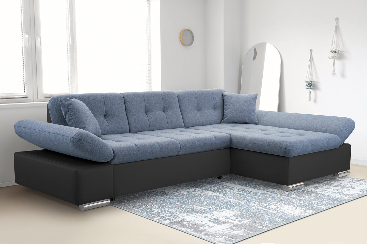 CORNER SOFA BED TOKYO 278cm TATUM 278 / SOFT 11 / SPRINGS + FOAM