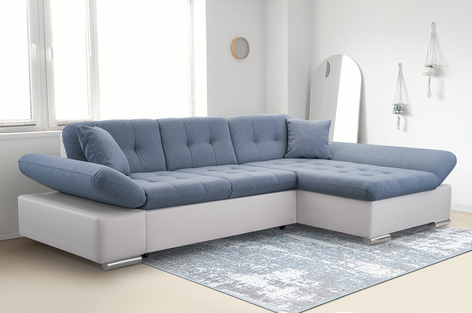 CORNER SOFA BED TOKYO 278cm TATUM 278 / SOFT 17 / SPRINGS + FOAM
