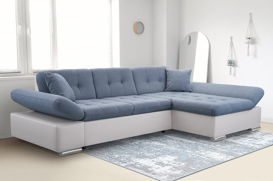 CORNER SOFA BED TOKYO 278cm TATUM 278 / SOFT 17 / SPRINGS + FOAM