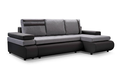 CORNER SOFA BED MAX 241CM / SPRINGS + FOAM
