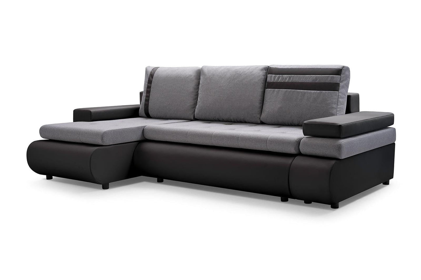 CORNER SOFA BED MAX 241CM / SPRINGS + FOAM