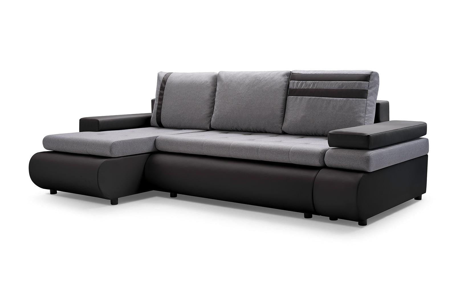 CORNER SOFA BED MAX 241CM / SPRINGS + FOAM