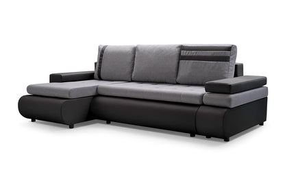 CORNER SOFA BED MAX 241CM / SPRINGS + FOAM