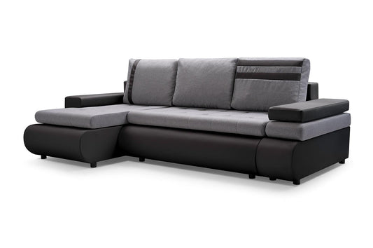 CORNER SOFA BED MAX 241CM / SPRINGS + FOAM