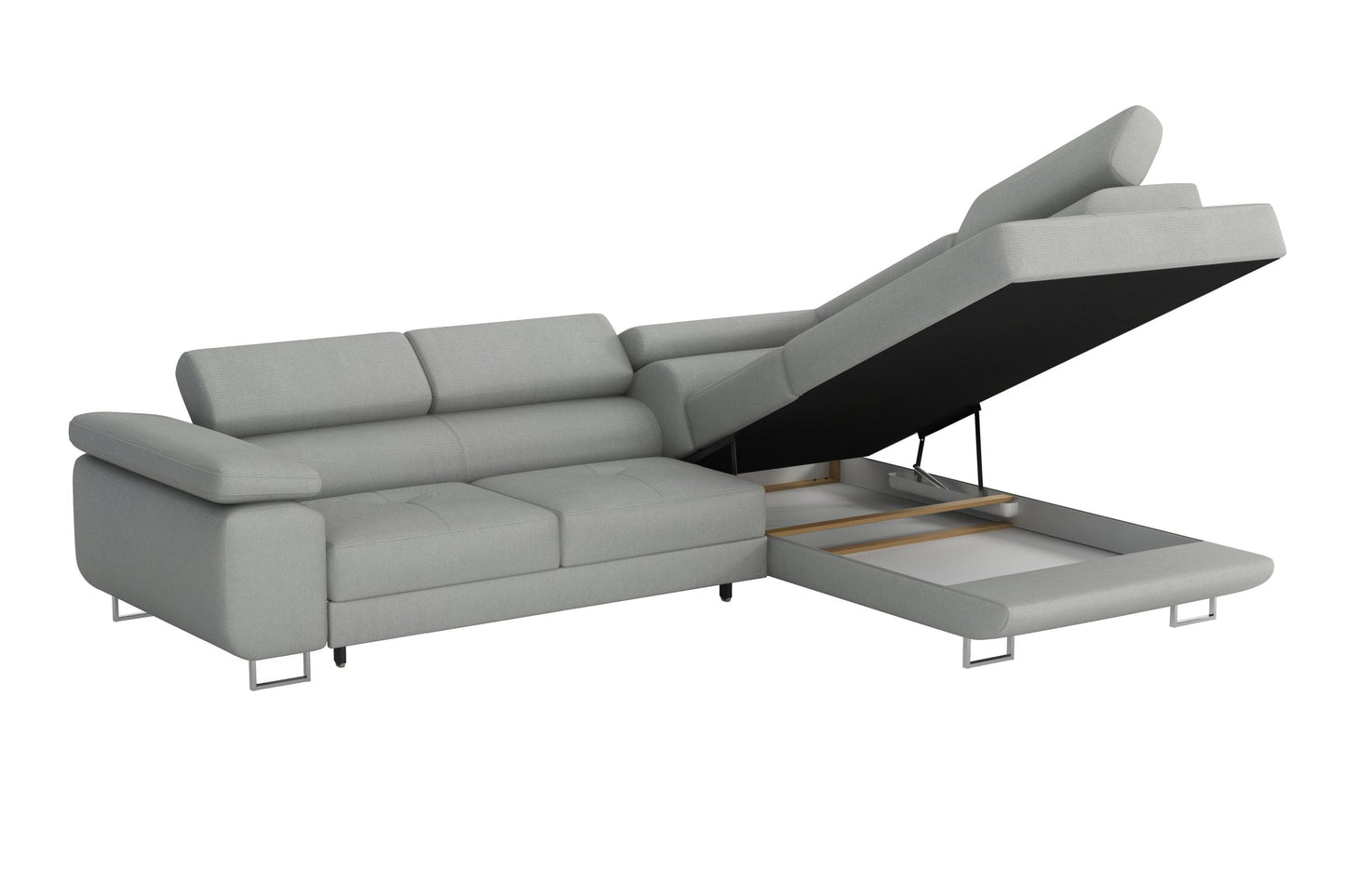 CORNER SOFA BED CALIPSO 275CM KRONOS09  / SPRINGS + FOAM