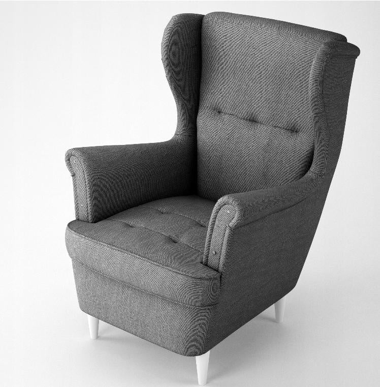 DARK GREY ARMCHAIR TOM