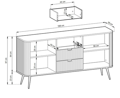LIVING ROOM ZOVI FURNITURE SET CASHEMERE