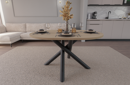 OSLO DINING TABLE LINDBERG OAK 138X100CM