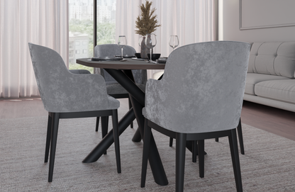 OSLO DINING TABLE WISCONSIN WALNUT 138X100CM