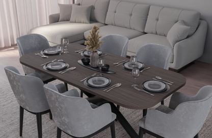 OSLO DINING TABLE WISCONSIN WALNUT 185X90CM