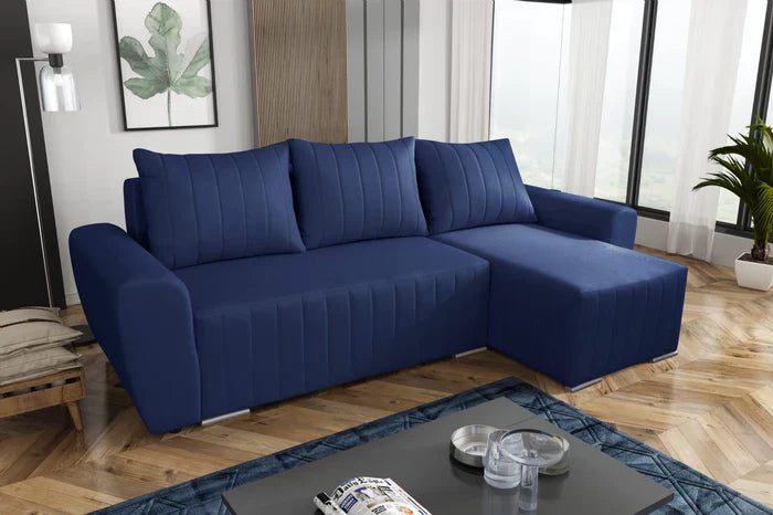 CORNER SOFA BED MALIBU 248CM MALMO 79 / UNIVERSAL RIGHT/LEFT CORNER / FOAM