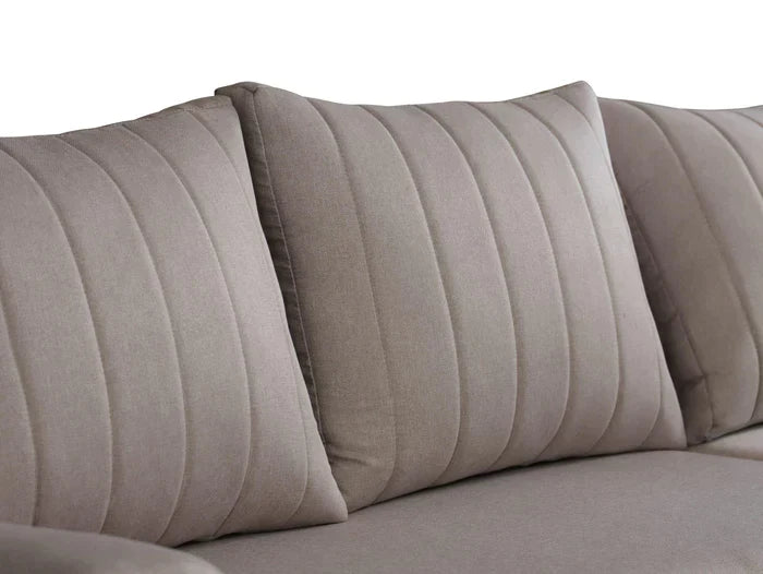 CORNER SOFA BED MALIBU 248CM MALMO 08 / UNIVERSAL RIGHT/LEFT CORNER / FOAM
