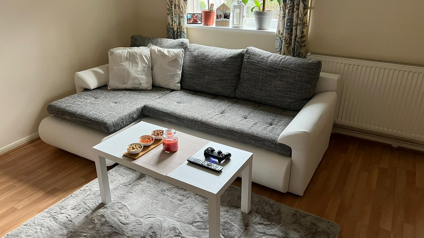 CORNER SOFA BED PRADO LAWA 5/17 226CM / SPRINGS + FOAM