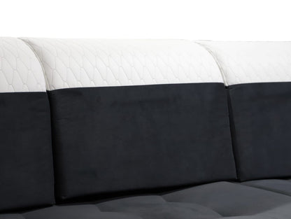 CORNER SOFA BED LONDON U SHAPE 2313/1115/60 322CM 3X STORAGE SPACE STAIN RESISTANT EASY CLEAN FABRIC / BONELL SPRINGS + FOAM