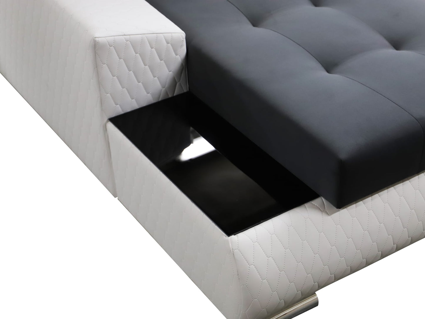 CORNER SOFA BED LONDON U SHAPE 2316/1115/60 322CM 3X STORAGE SPACE STAIN RESISTANT EASY CLEAN FABRIC / BONELL SPRINGS + FOAM