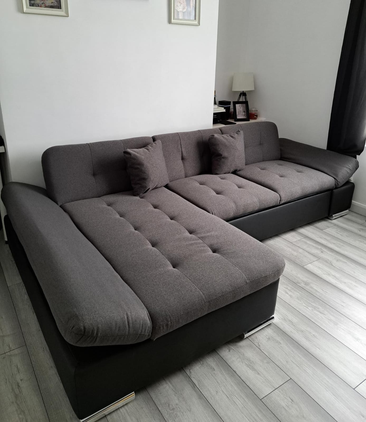 CORNER SOFA BED TOKYO  278cm TATUM 283 / SOFT 11 / SPRINGS + FOAM