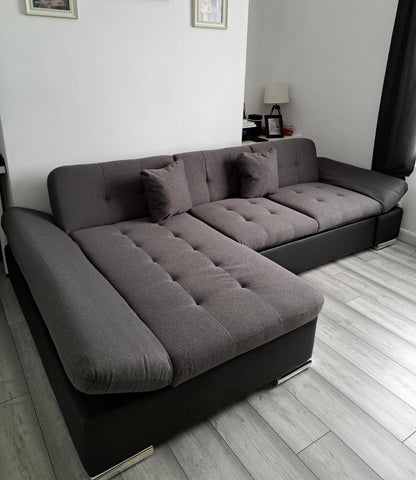 CORNER SOFA BED TOKYO  278cm TATUM 283 / SOFT 11 / SPRINGS + FOAM